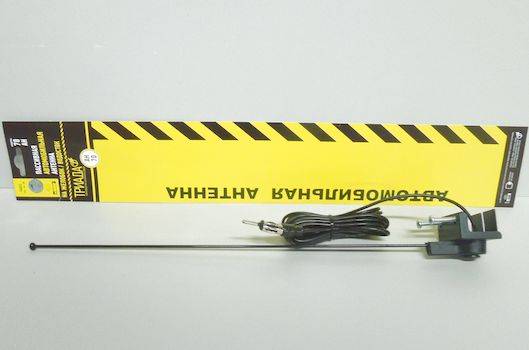 Антенна желоб. Триада-АН 70-01 на желобок/водосток, пруток прямой 40см, кабель 3м, блистер (50)