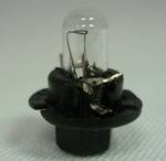 Лампа 12V бесцок. W1,2W с патроном черным (BX8.4d) (ДиаЛУЧ)