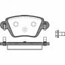 Комплект тормозных колодок дисковый тормоз (Remsa)