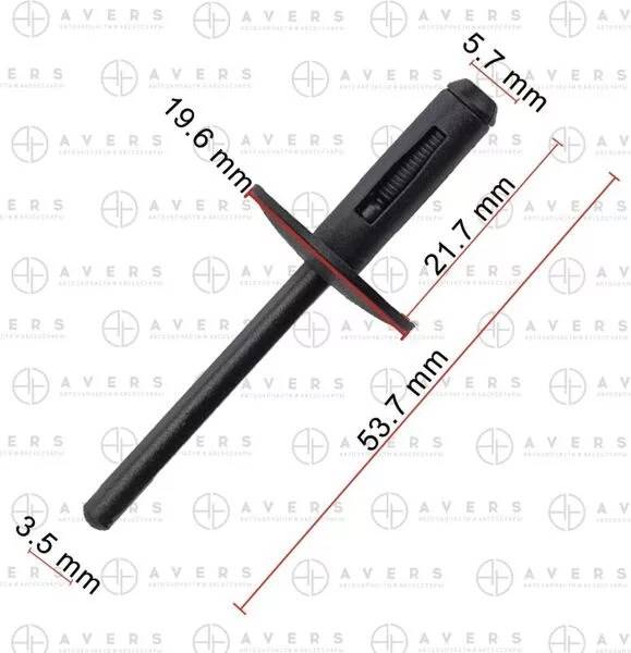 Заклепка BMW (уп=10шт)