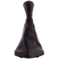 Ручка КПП /2114-2115/ иск. кожа с чехлом+рамка, черная (SKYWAY)