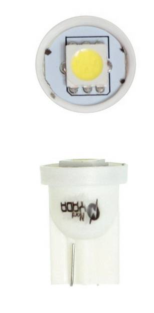 Лампа габарит. 24V W5W T10 1 SMD без цок. W2.1x9.5d (Nord Yada)