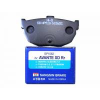 Колодки тормозные задние Cerato 04>  Elantra 00> SP1062 (SANGSIN)