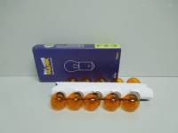 Лампа 12V PY21W (BAU15s) смещ, цоколь Желтая УЛЬТРА Упаковка 10шт (МАЯК) (Маякавто)
