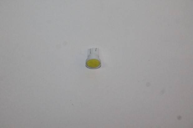 Лампа светодиод. 12V T10 бесцок. 1 диод COB белая (W5W) (W2.1x9.5d) 6 чипов (Автосвет)