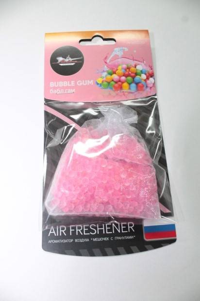 Освежитель (ароматизатор) подвесной мешочек с гранулами Бабл Гам (Airline)