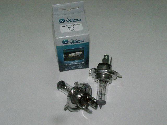 Лампа H4 24V 75/70W P43t н/о Clear (Nord Yada)