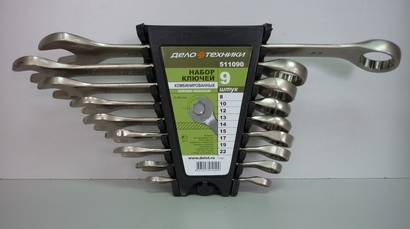 Набор ключей комб. 9 предм. /рожк.-накидн./ (Дело Техники)