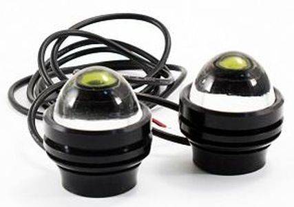 Фара доп. дневные ходовые огни FOG LIGHT 5W п/туман 15 диодов, 40мм из 2шт (No name)