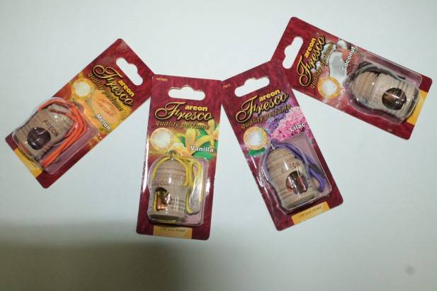 Ароматизатор подвесной "FRESCO" mix (12 ароматов) (AREON)