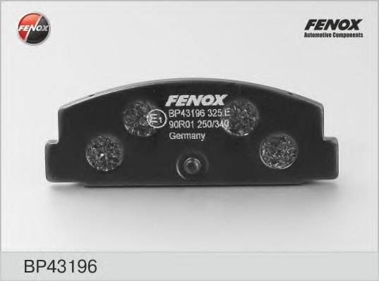 Колодки тормозные задние Mazda 323 1.4-2.0TD 98-03/6 1.8-2.0D 02 Fenox