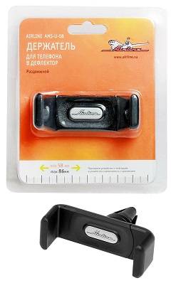 Держатель телефона в дефлектор раздвижной (Airline)