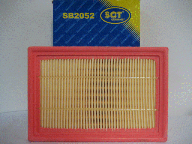 Фильтр воздушный Ford Focus2  Korando Volvo c30 S40 V50 Geely Emgrand X7 прямоугольный SB2052
