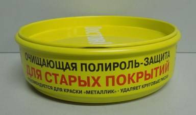 Полироль кузова металлик 227г с карнаубским воском очищающий, защитный для старых покрытий (DoctorWax) DW8207 (Doctor Wax)