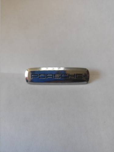 Эмблема шильдик метал. Porsche /6,5 х 1,8 см/ глянец