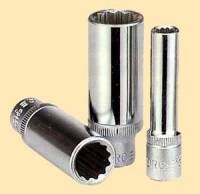 Головка торцевая 1/4" 12-гран 10мм высокая (Force)