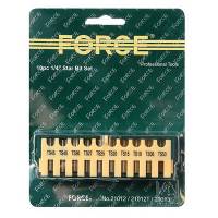Набор вставок TORX 10пр. 1/4" Т7-Т40 (Force)