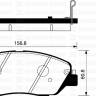 Колодки тормозные передние Hyundai Santa Fe Ssangyong New Action SP1246 (SANGSIN)