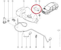 Крышка бачка омыв. Renault Logan Sandero Lada Largus Крышка бачка омыв. Renault Logan Sandero Lada Largus