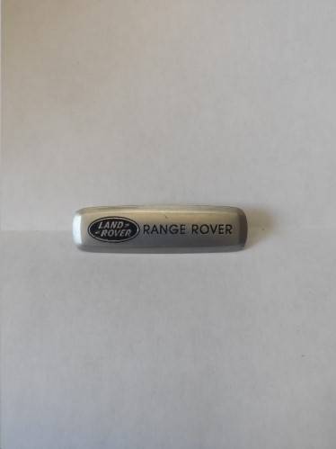 Эмблема шильдик метал. Range Rover /6,5 х 1,8 см/ матовый