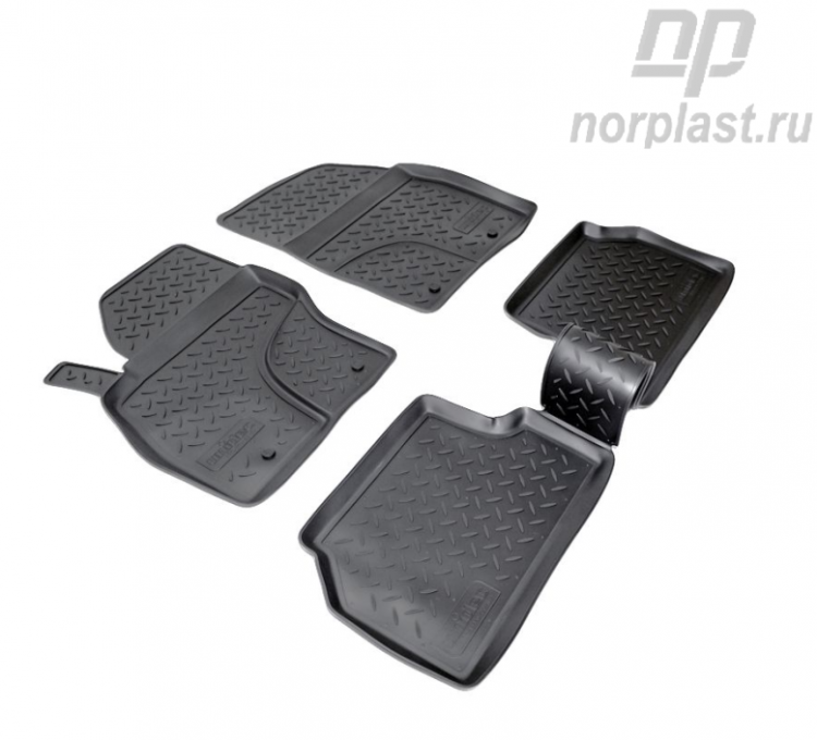 Ковры салона VW Tiguan II 16-- 3D полиуретан (Нор-пласт) (Norplast)