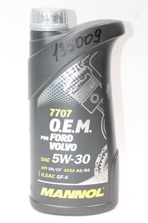 7707 O.E.M. for Ford Volvo 5W-30 (1л.) (MANNOL)