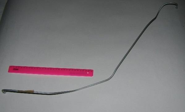 Трубка тормозная перед. прав. /1111 ОКА/ 100 см (Н.Челны)