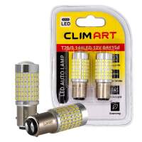 Лампа 2-конт. 12V P21/5W T25/5 144 LED со смещен. цок. по высоте BAY15d (2 шт в блистере
