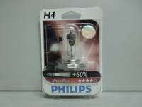 Лампа PHILIPS H4-12-60/55 +60% VISION PLUS блистер 12342VPB1