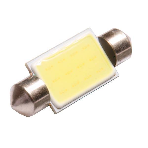 Лампа салонная 12V C5W T11 SV8.5 1 COB 39мм