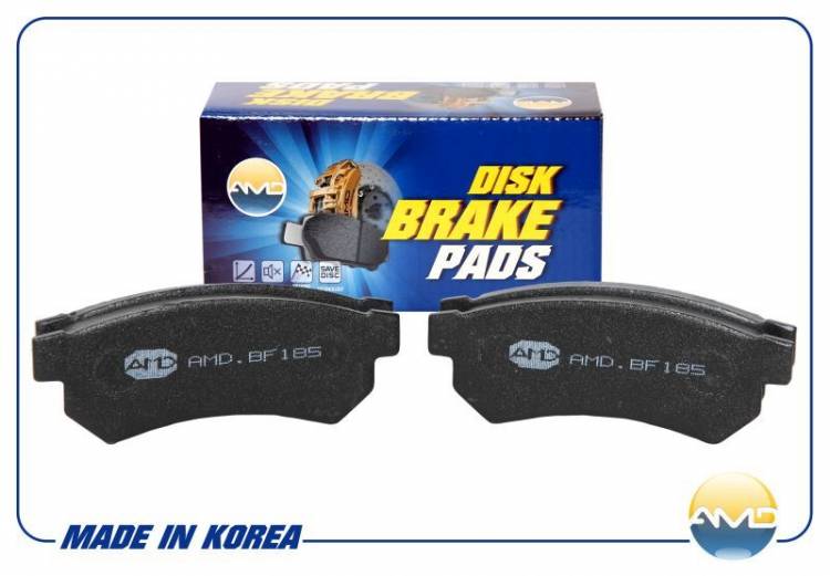 Колодки тормозные Lacetti 07-- задн. диск. без ушек (AMD) (10)