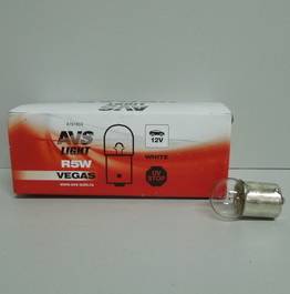 Лампа 12V R5W (BA15s) Vegas из 10шт (AVS)