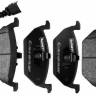 Колодки тормозные AUDI A2 (8Z0), 02/00 - 08/05; AUDI A3 (8L1), 09/96 - 05/03; AUDI A3 (BARNETT)