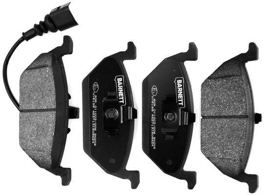Колодки тормозные AUDI A2 (8Z0), 02/00 - 08/05; AUDI A3 (8L1), 09/96 - 05/03; AUDI A3 (BARNETT)