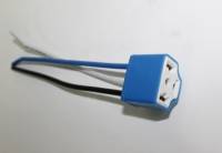 Патрон под лампу H4 (с проводами) прямой, керамика (Nord Yada)