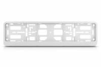 Рамка под номер белая без надписи двусоставная (AVS) Рамка под номер белая без надписи двусоставная (AVS)