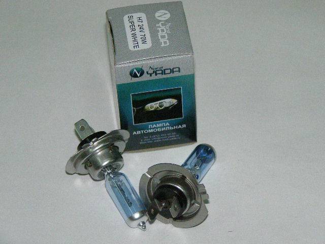 Лампа H7 24V 70W Px26d SUPER WHITE (Nord Yada)