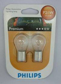 Лампа 12V P21W (BA15s) блистер 2шт (PHILIPS)
