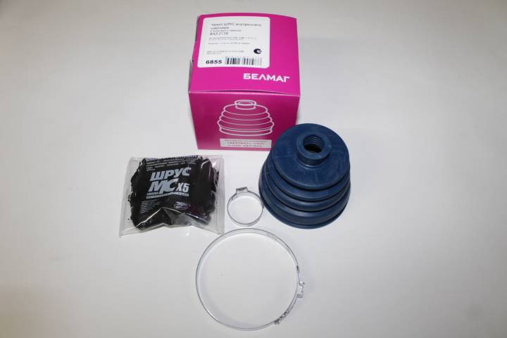 Пыльник ШРУС /2108/ внутр. (+ 2 хомута, стопор, смазка) полиуретан (Белмаг)