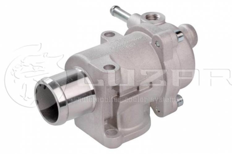 Термостат ВАЗ 2190 Гранта, Lada Vesta, X-ray, On-Do 14-, Mi-Do 15- в сборе со штуцером (Luzar)