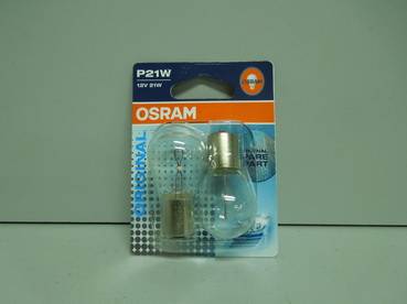 Лампа P21W (21W) BA15s 12V блистер 2шт 7506-02B 4050300925448 (OSRAM)