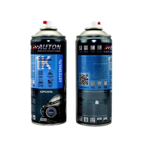 Краска-спрей (эмаль) номерная 425 Адриатика 520мл аэрозоль AUTON