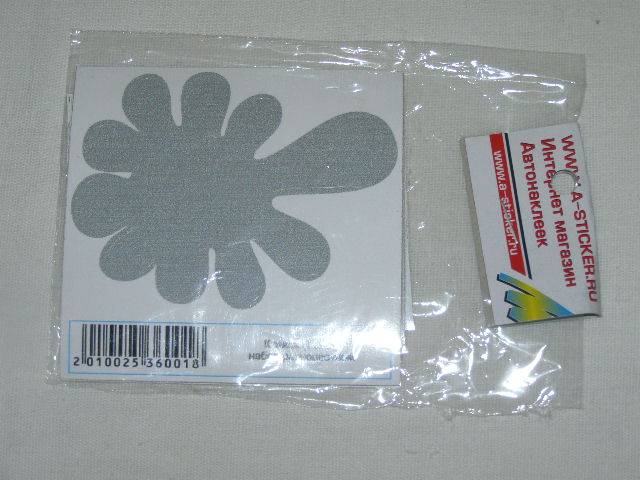 Наклейка Клякса (85х65) разноцв. (A-STICKER)