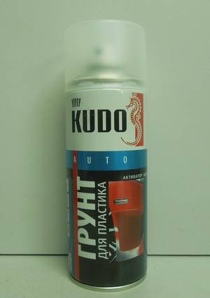 Грунт для пластика прозрачный 520мл аэрозоль (Kudo) (6)