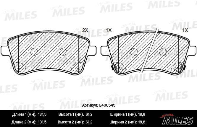 Колодка торм. Kia Venga с 2010 г. перед.