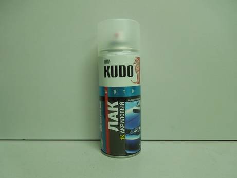 Лак акриловый 520мл аэрозоль (Kudo) (6)