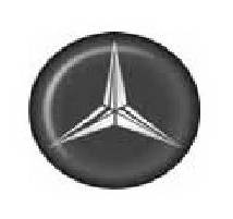 Наклейка на колпаки MB голограф. к-т 4шт объемная D=6см (Россия)