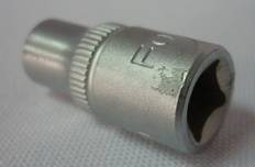 Головка торц. 1/4" 6-гран. 6мм (Force)