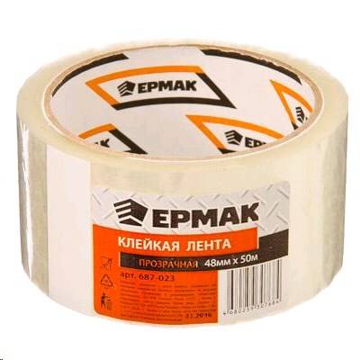 Скотч упаковочный 48мм x 50м (Ермак)