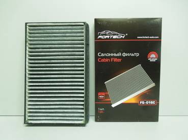 Фильтр салонный ВАЗ 1118 Калина, ВАЗ 2190 Гранта угольный (Fortech)